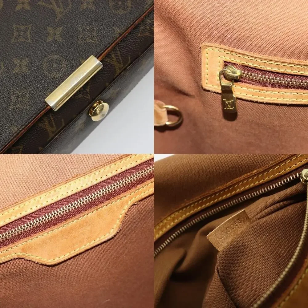 Louis Vuitton Monogram Abbesses Shoulder Bag Brown